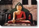 Buddhastatue in Kathmandu